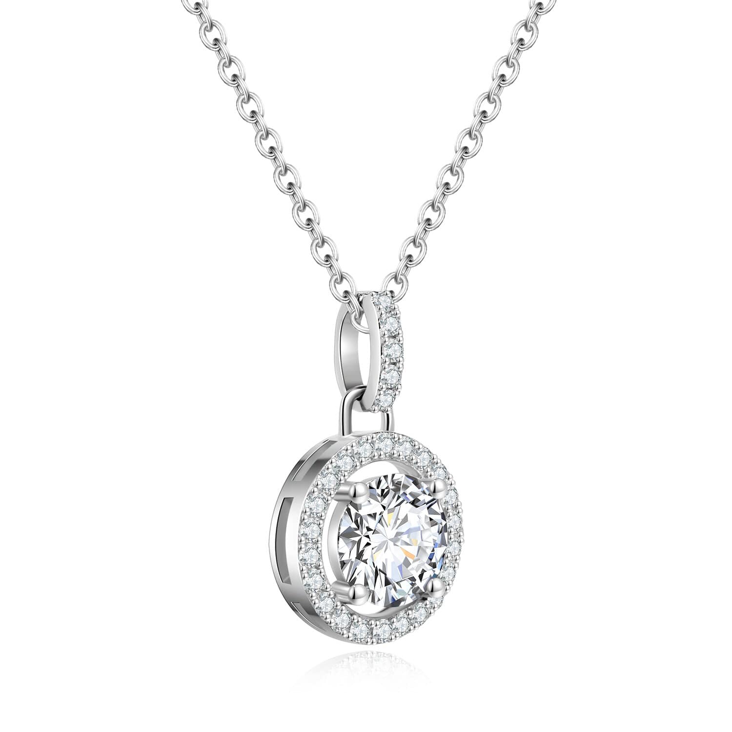 תליון אור 1.4 קראט אבן מואנייס ice diamonds
