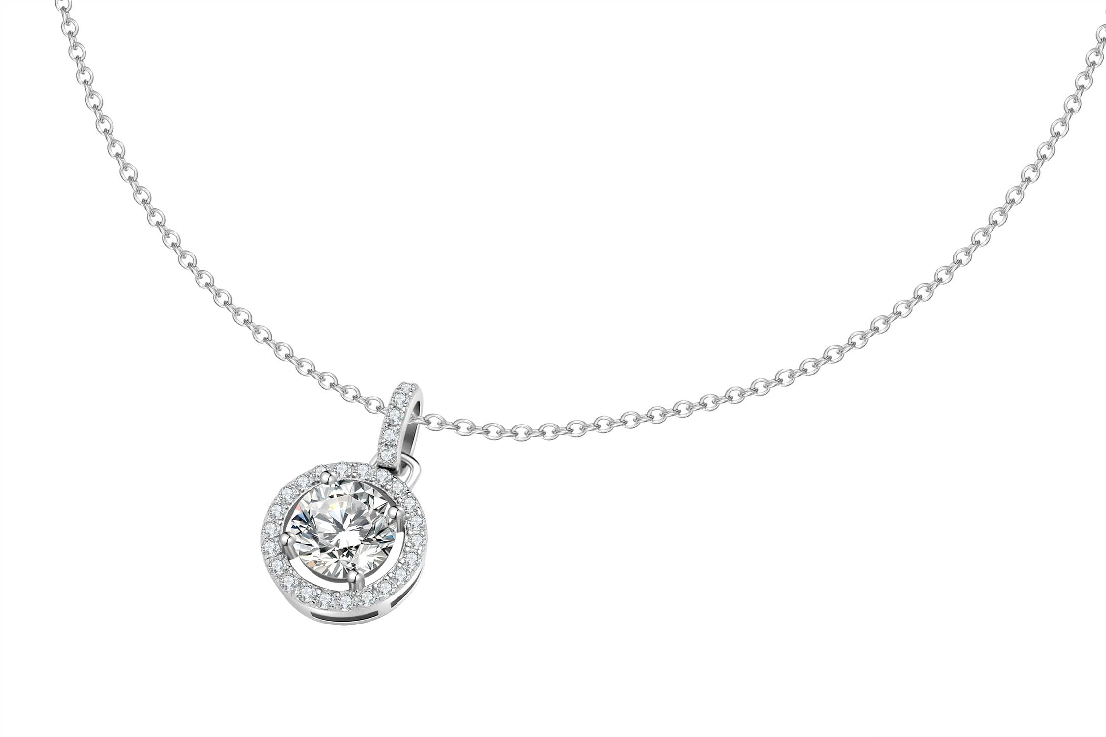 תליון אור 1.4 קראט אבן מואנייס ice diamonds